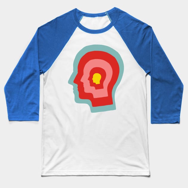 head folk musician Baseball T-Shirt by The Driving Vision Podcast